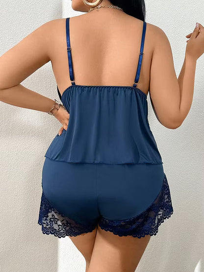 Delicate Lace Cami Pyjama Set