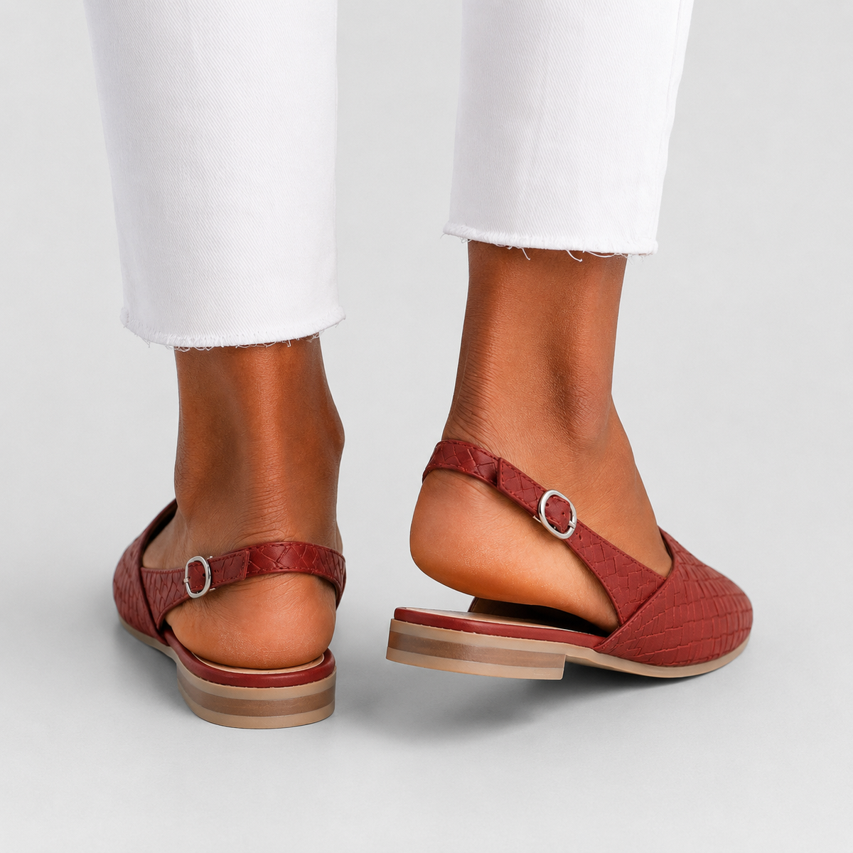 Ethan Woven Backstrap Loafers