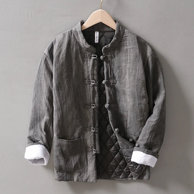 Men’s Premium Thick Winter Linen Coat
