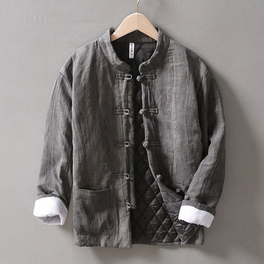 Men’s Premium Thick Winter Linen Coat