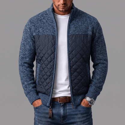Laurent Quilted Knit Jacket