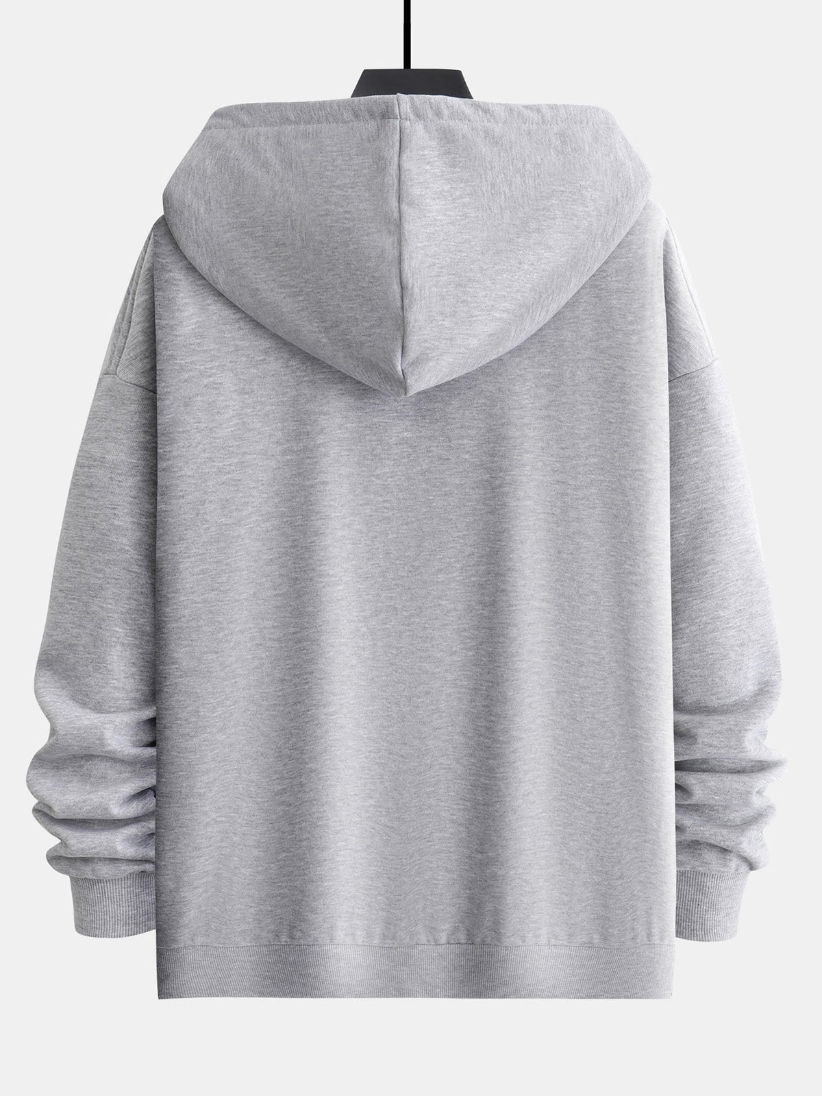 Basic Relax Fit Zip Hoodie
