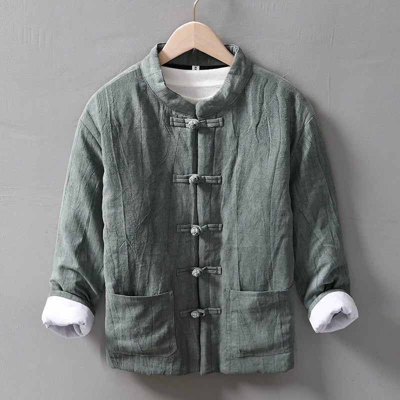 Men’s Premium Thick Winter Linen Coat