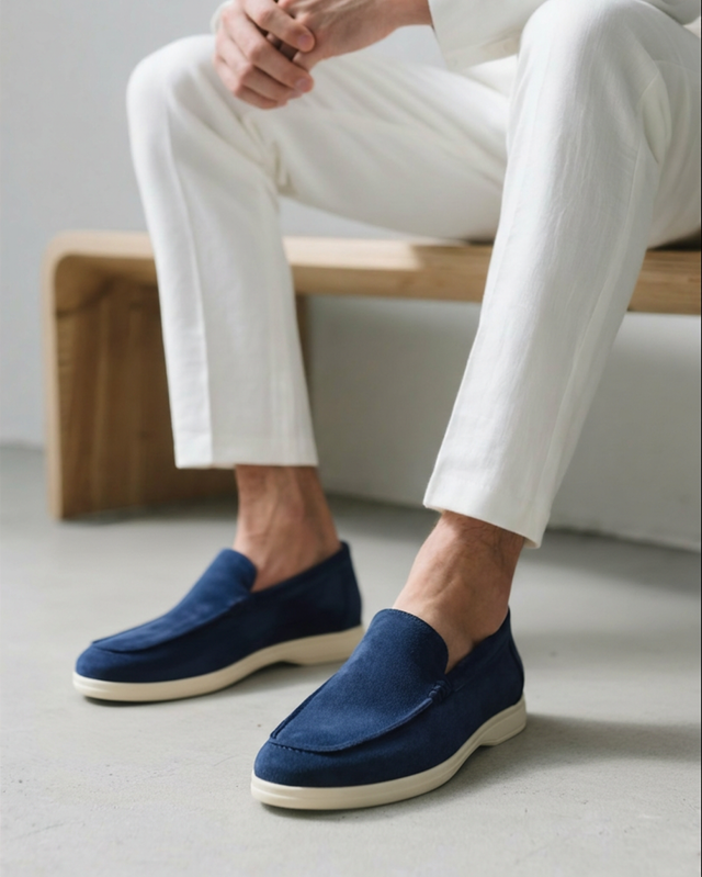 Old Money Suede Loafers