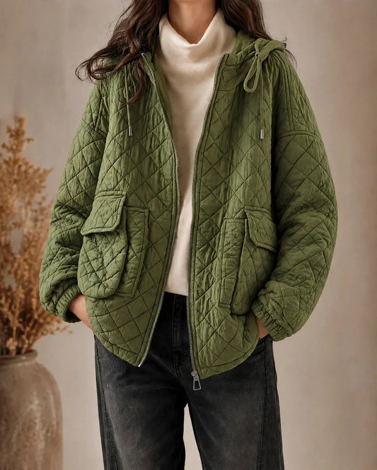 Arlo Quilted Hooded Jacket