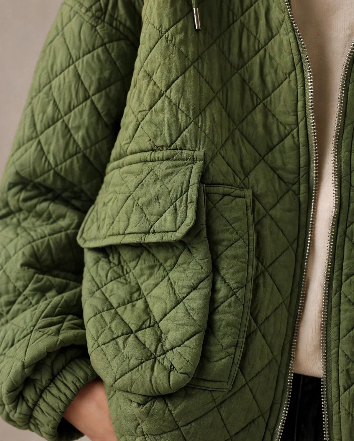 Arlo Quilted Hooded Jacket