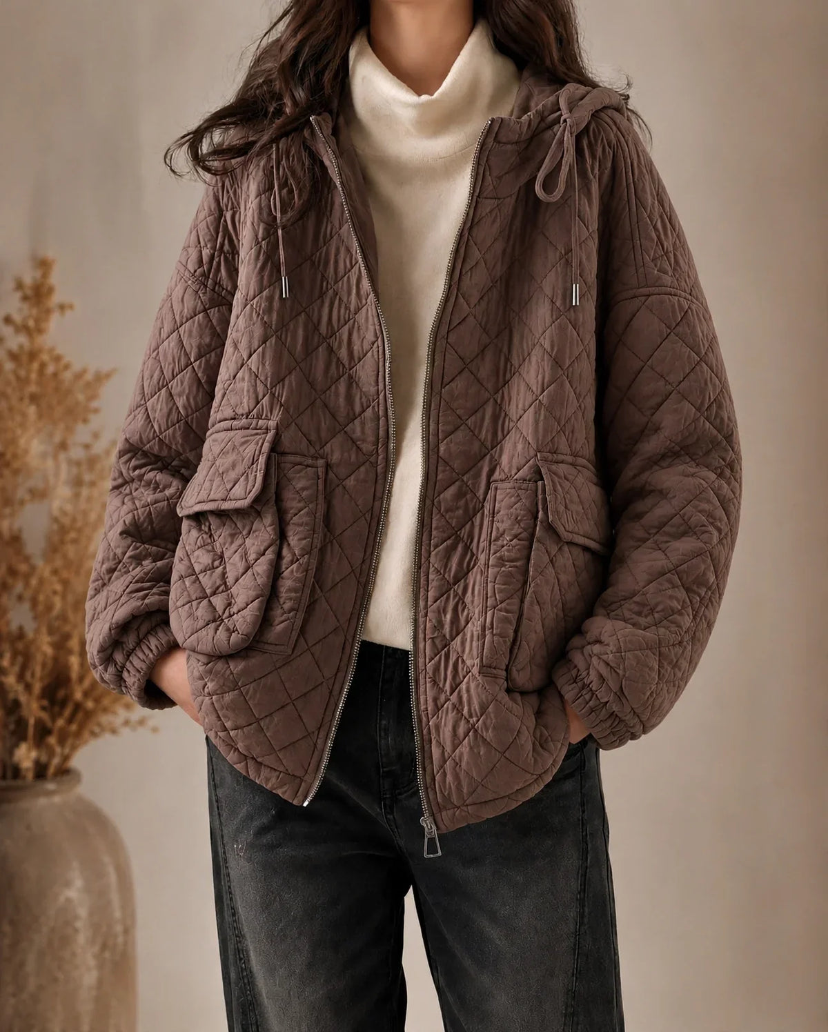 Arlo Quilted Hooded Jacket