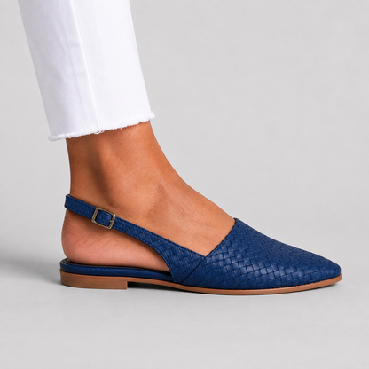 Ethan Woven Backstrap Loafers
