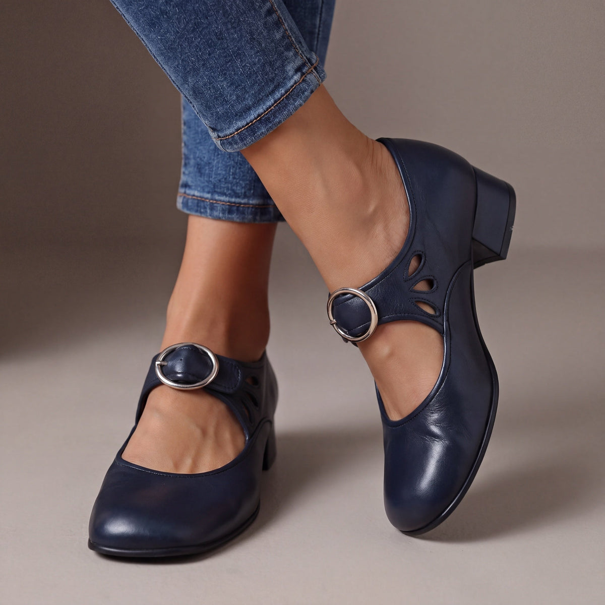 Celeste Leather Heels