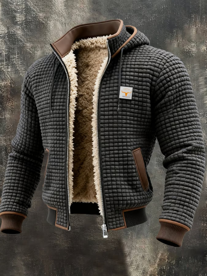 Laluna Retro Jacket with Hood and Zipper