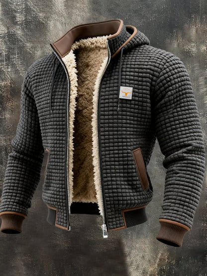 Laluna Retro Jacket with Hood and Zipper