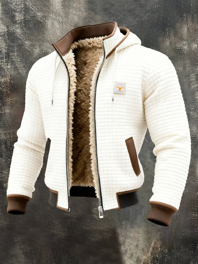 Laluna Retro Jacket with Hood and Zipper