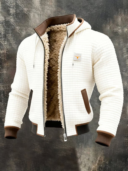 Laluna Retro Jacket with Hood and Zipper