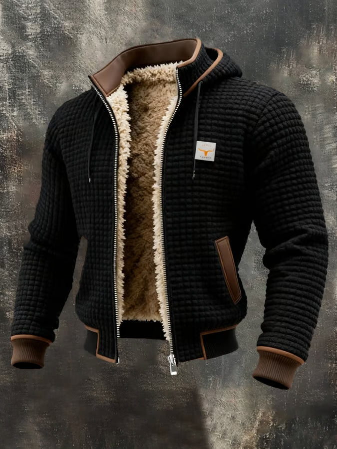 Laluna Retro Jacket with Hood and Zipper