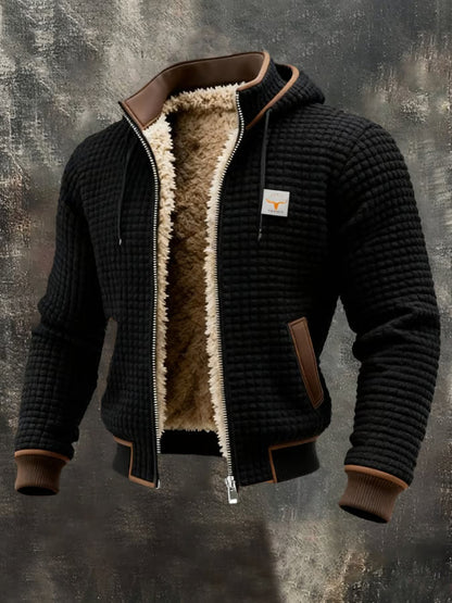 Laluna Retro Jacket with Hood and Zipper