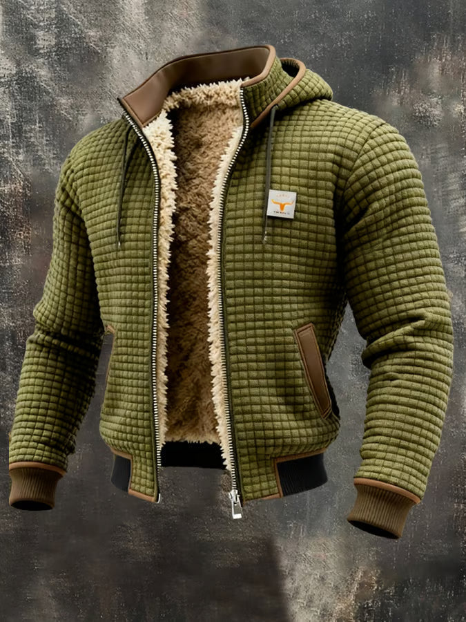 Laluna Retro Jacket with Hood and Zipper