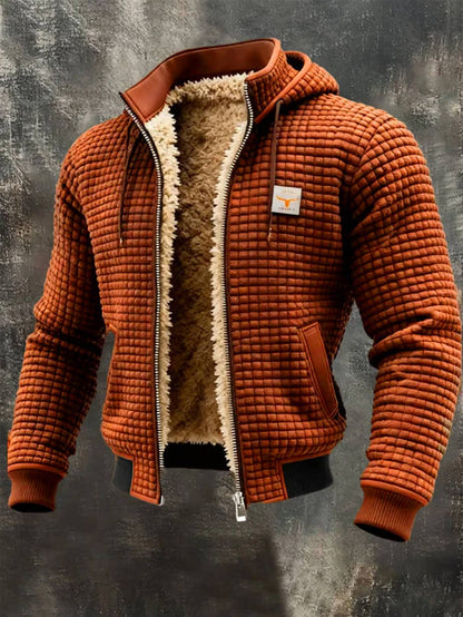 Laluna Retro Jacket with Hood and Zipper